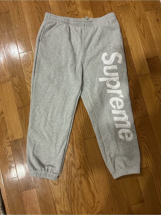 Supreme Other - Supreme Men’s Grey Logo Sweatpants